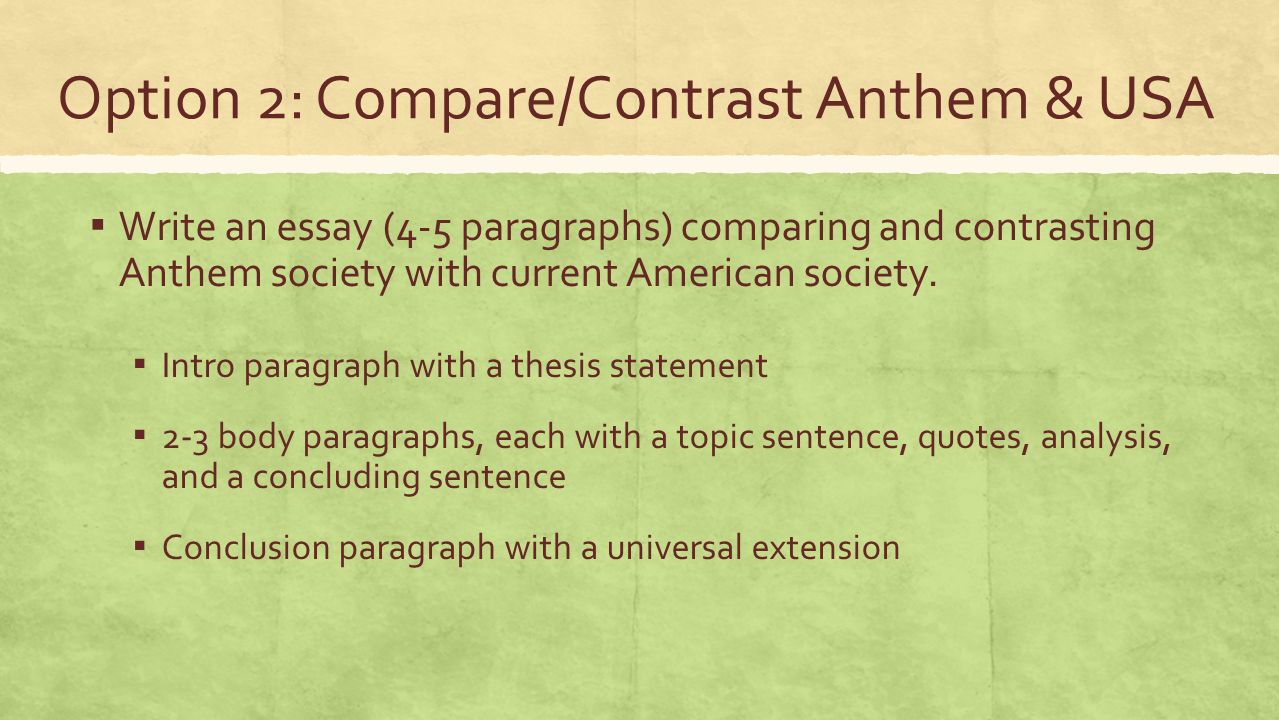 anthem essay topics Ayn rand institute essay contest 2018 for topics for essay contest select any one of the following topics for essay contest anthem depicts a world of. anthem essay topics Ayn rand institute essay contest 2018 for topics for essay contest select any one of the following topics for essay contest anthem depicts a world of.