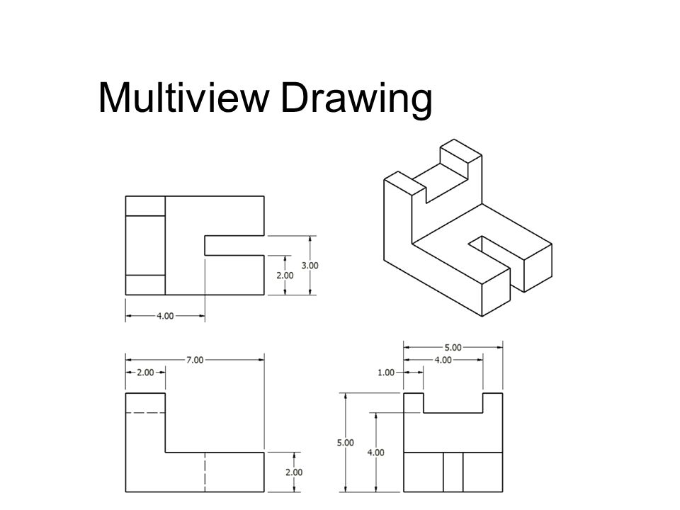 multiview drawing a multiview drawing is one that shows two or more multi view drawing