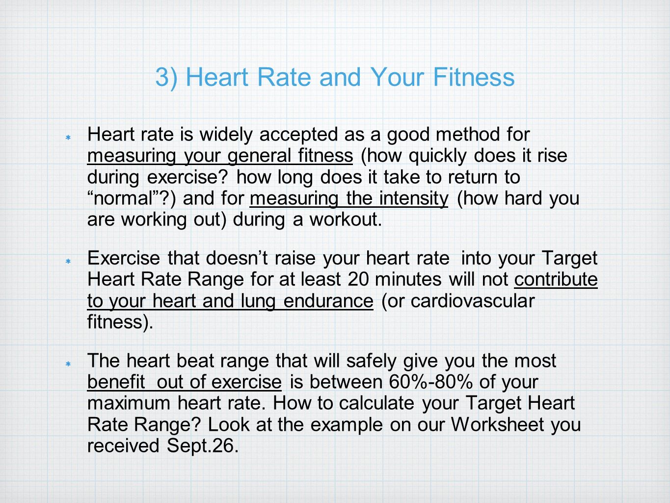 worksheet Target Heart Rate Worksheet planning a fitness program fundamentals ch 8l3 ppt download 3 heart rate and your is widely accepted as good method