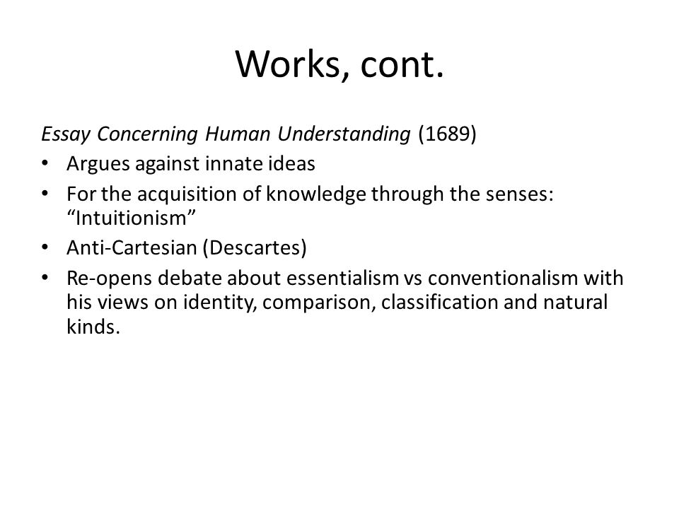an essay concerning human understanding amazon uk Explanation of the famous quotes in essay concerning human understanding, including all important speeches, comments, quotations, and monologues. an essay concerning human understanding amazon uk Explanation of the famous quotes in essay concerning human understanding, including all important speeches, comments, quotations, and monologues.
