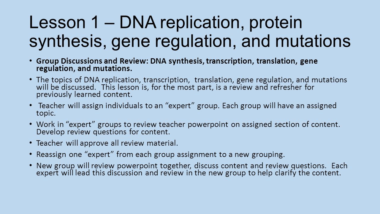 Protein Synthesis Essay Ap Biologyscoring Guidelines Unit Molecular Biology Lesson Dna Replication Protein Synthesis Gene Regulation And Mutations