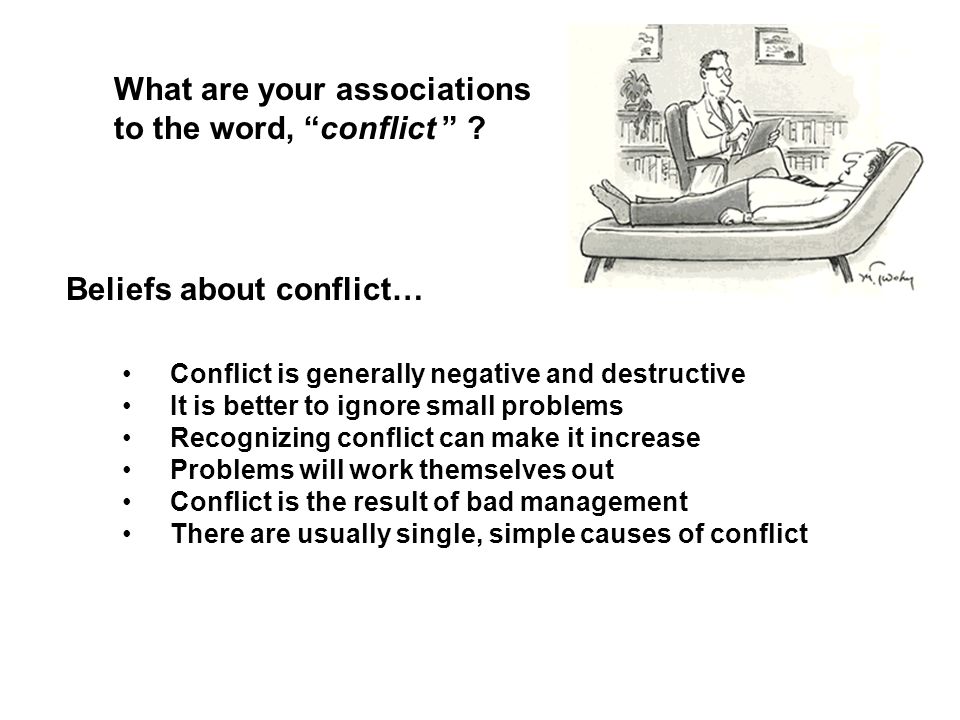 what are the levels of conflict