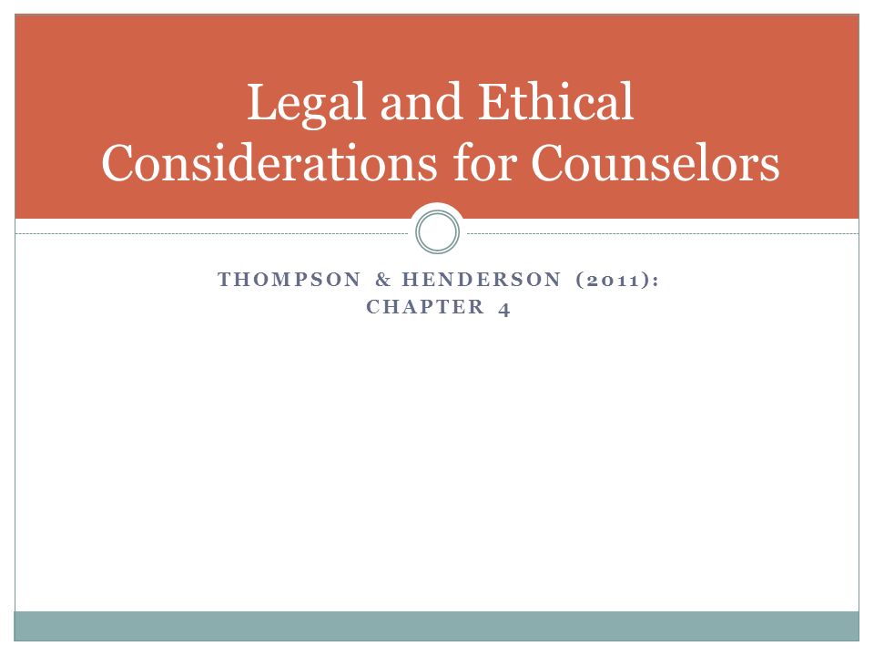 chapter 4 legal and ethical