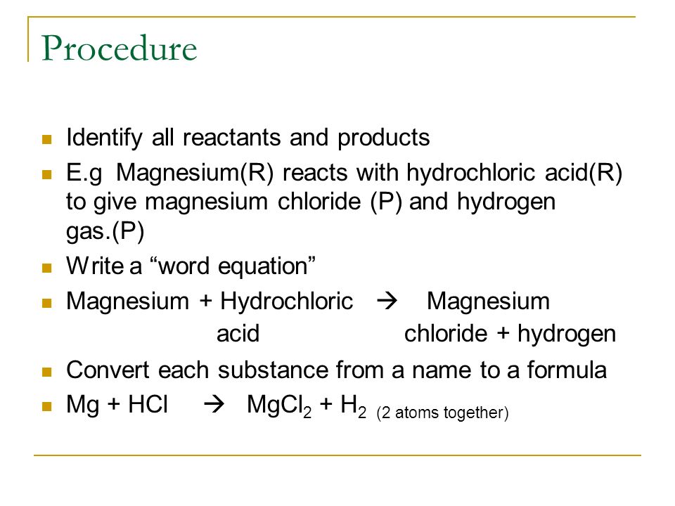 Balanced Equation Of Magnesium And Hydrochloric Acid Talkchannels Magnesium And Hydrochloric Acid Balanced Equation Talkchannels