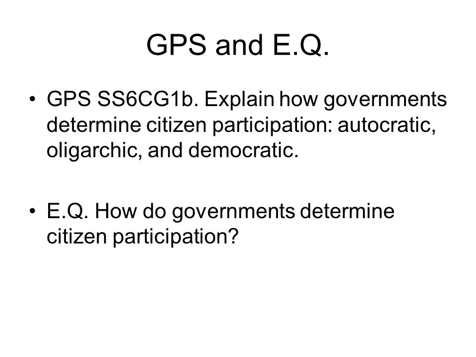 GPS and E.Q. GPS SS6CG1b.