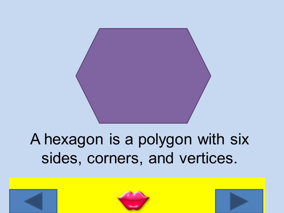 A triangle has three sides, corners, and vertices.