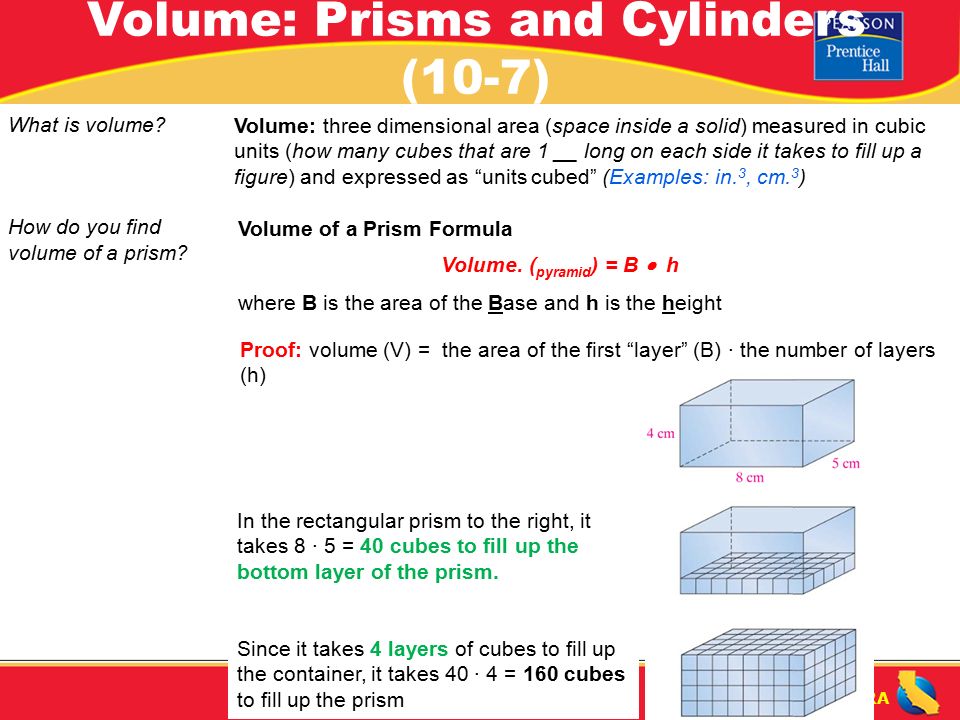 How do you find volume?
