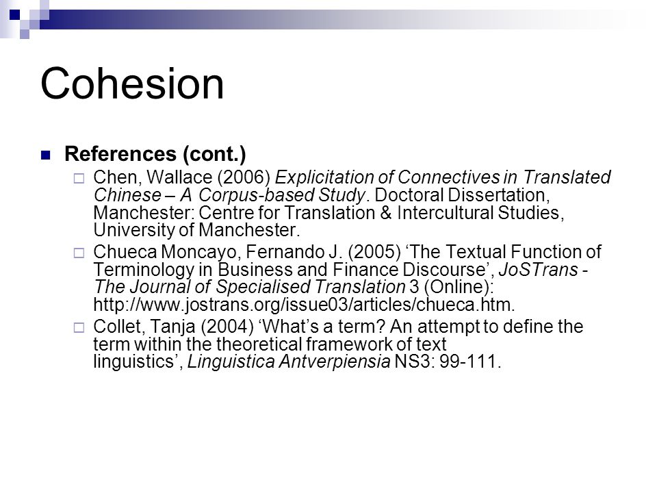 Translation dissertation
