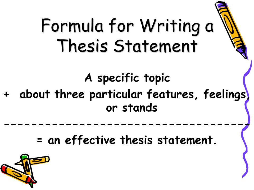 Do my thesis statement for me