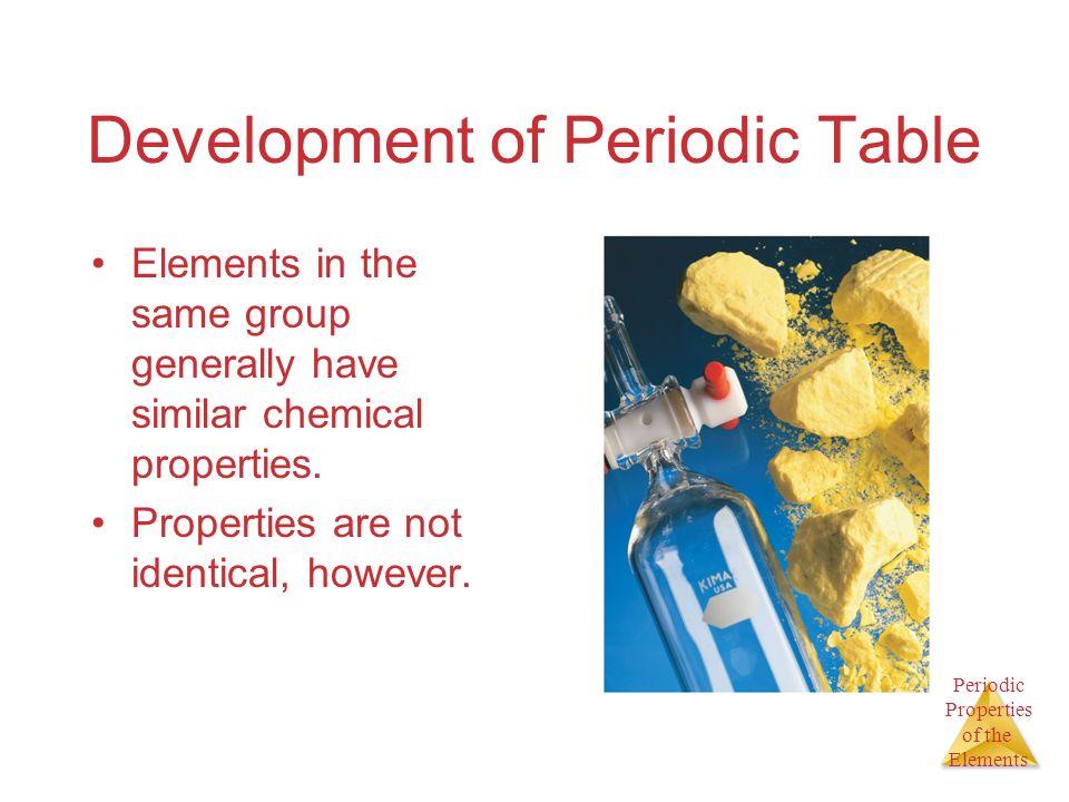 Periodic Table 10th element on the periodic table : Periodic Properties of the Elements Chapter 7 Periodic Properties ...