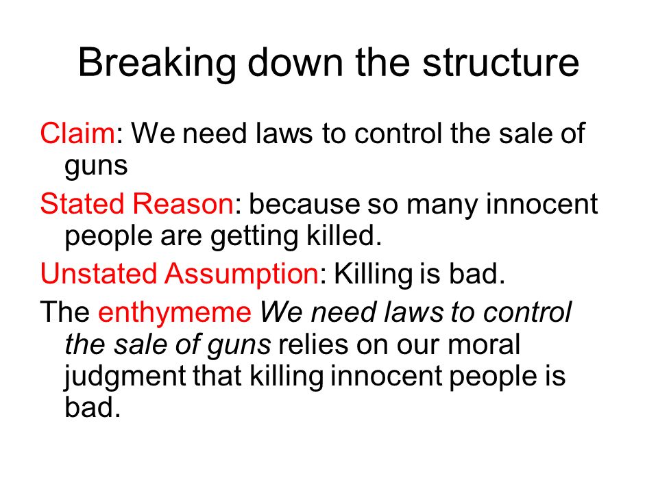 Argumentative Essay Gun Control