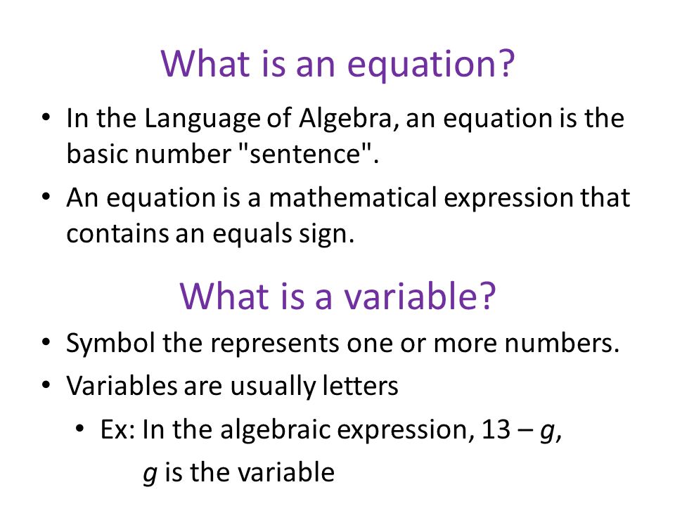Definition Of An Equation In Algebra Talkchannels Definition Of Equation In Algebra Talkchannels