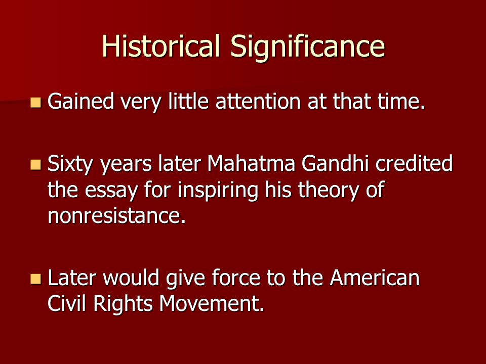 Civil Right Movement Essay