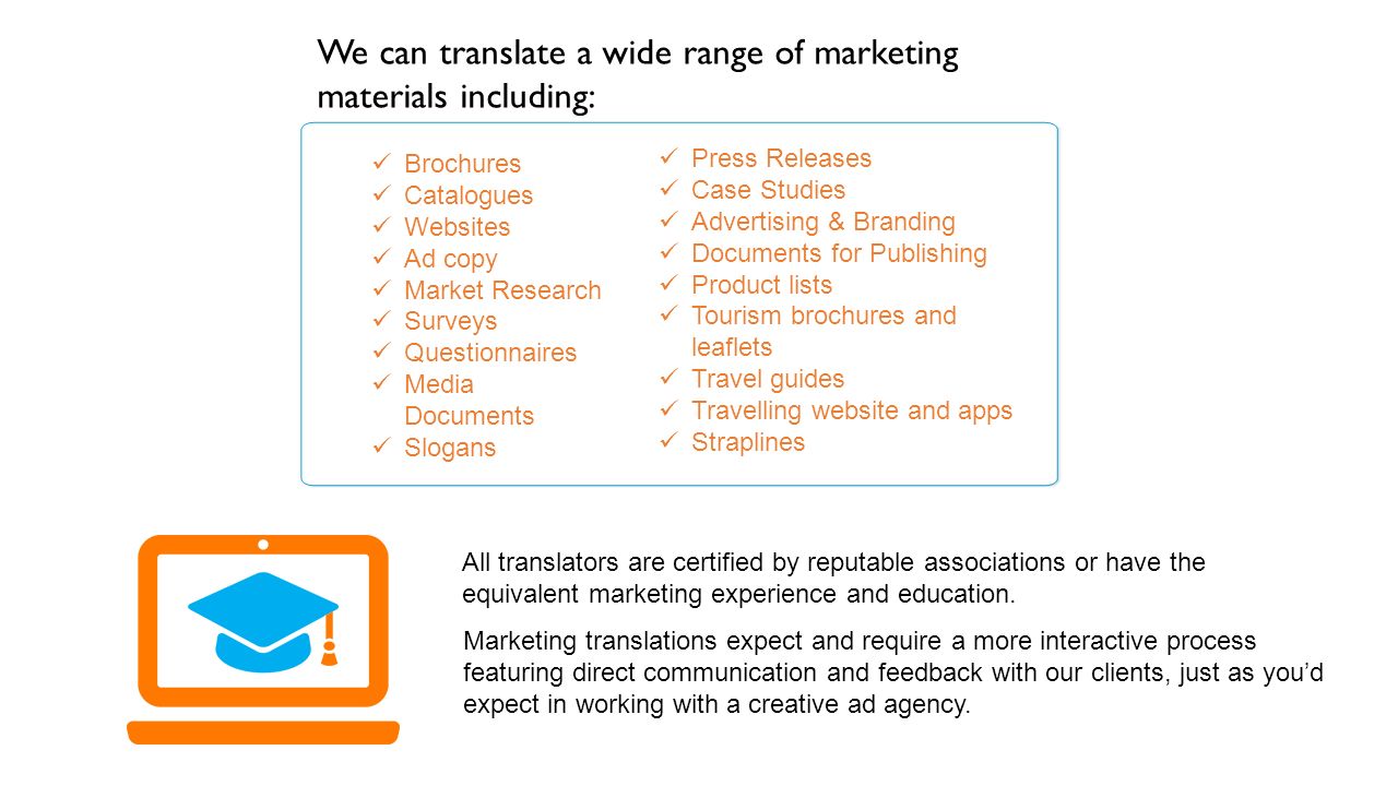 Brochures Catalogues Websites Ad Copy Market Research Surveys Questionnaires Media Documents Slogans We Can Translate A Brochures Catalogues Websites Ad Copy Market Research Surveys Questionnaires Media Documents Slogans We Can Translate A