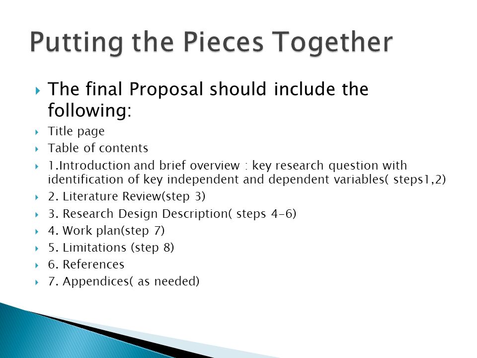 Steps To Write Literature Review