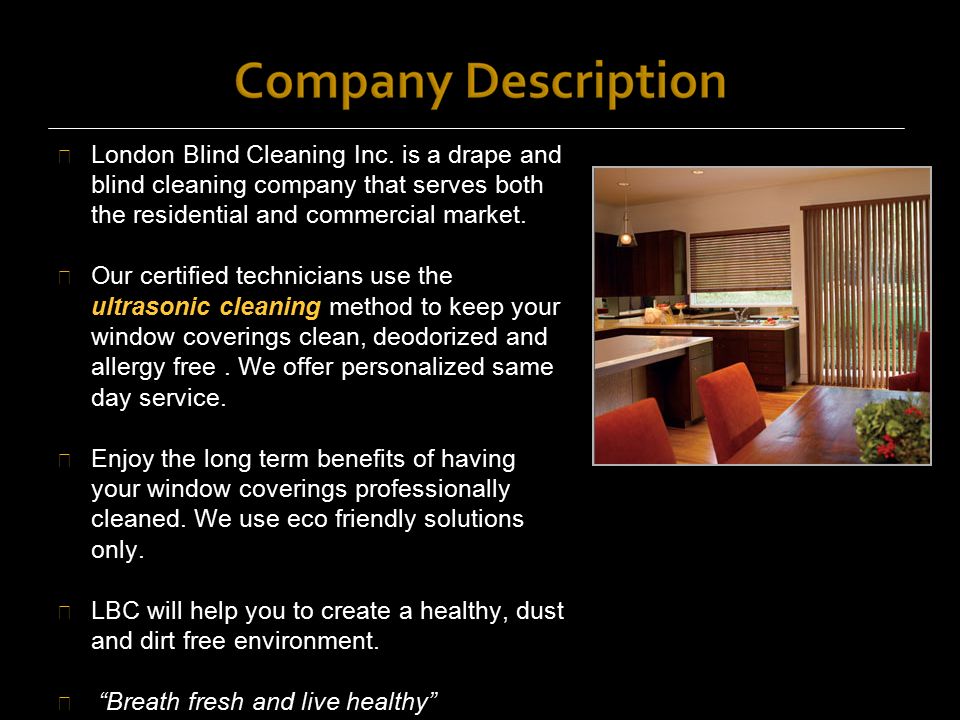 London Blind Cleaning Inc.