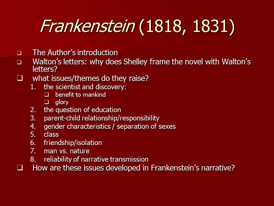 loss and isolation themes of frankenstein essay loss and isolation themes of frankenstein essay