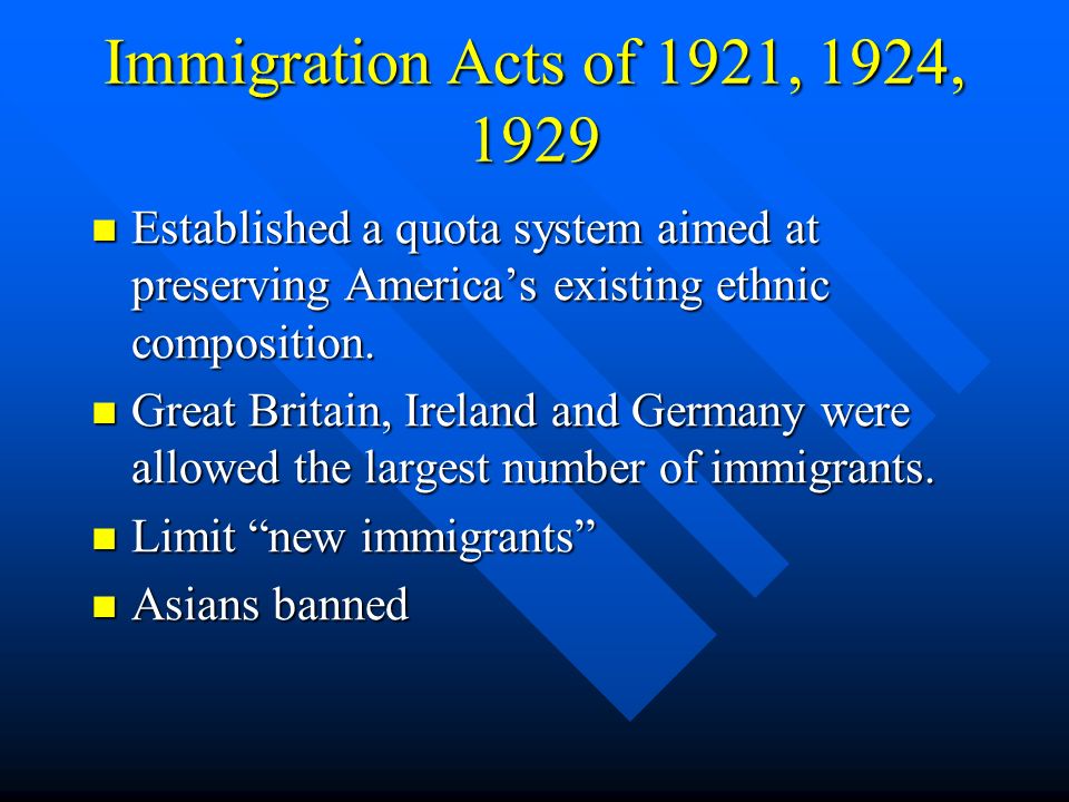 immigration act immigration act