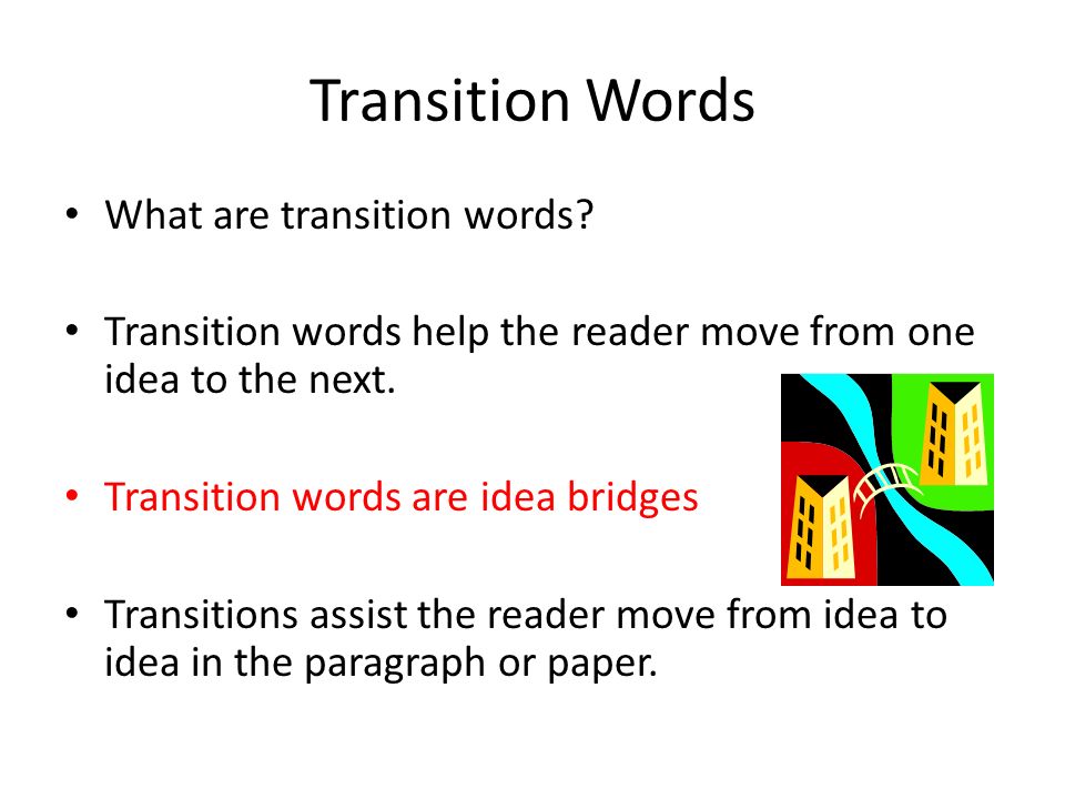 Transition In An Essay