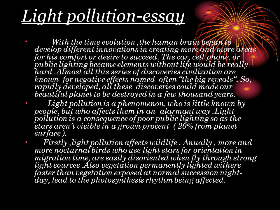 Essay about car pollution