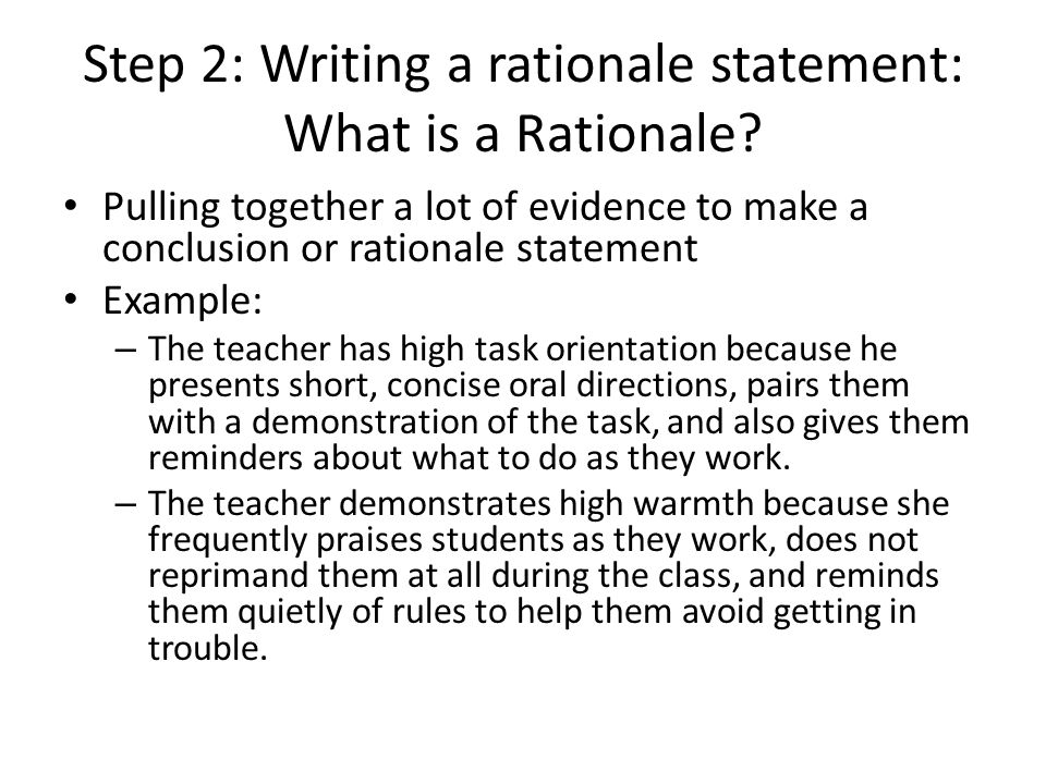 How to write a rationale for dissertation