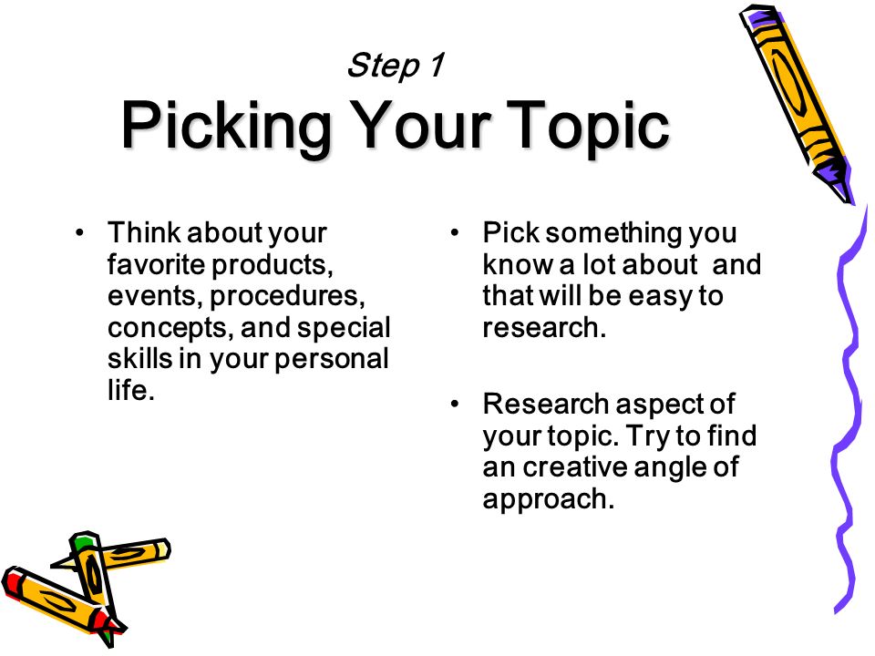 Easy Topics To Write An Essay On