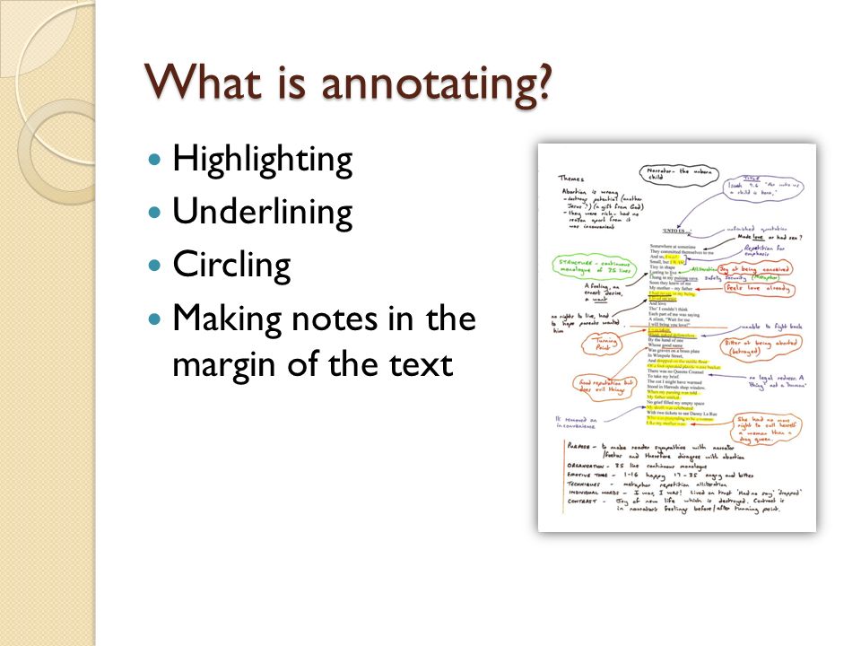 Annotating documents