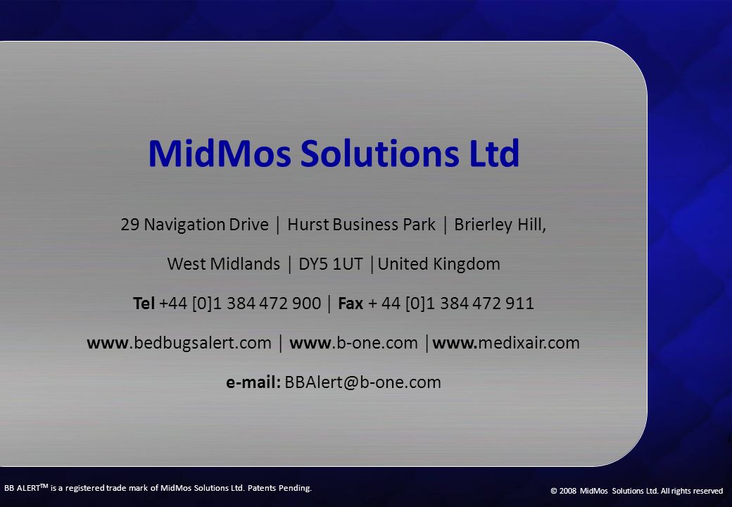 © 2008 MidMos Solutions Ltd.