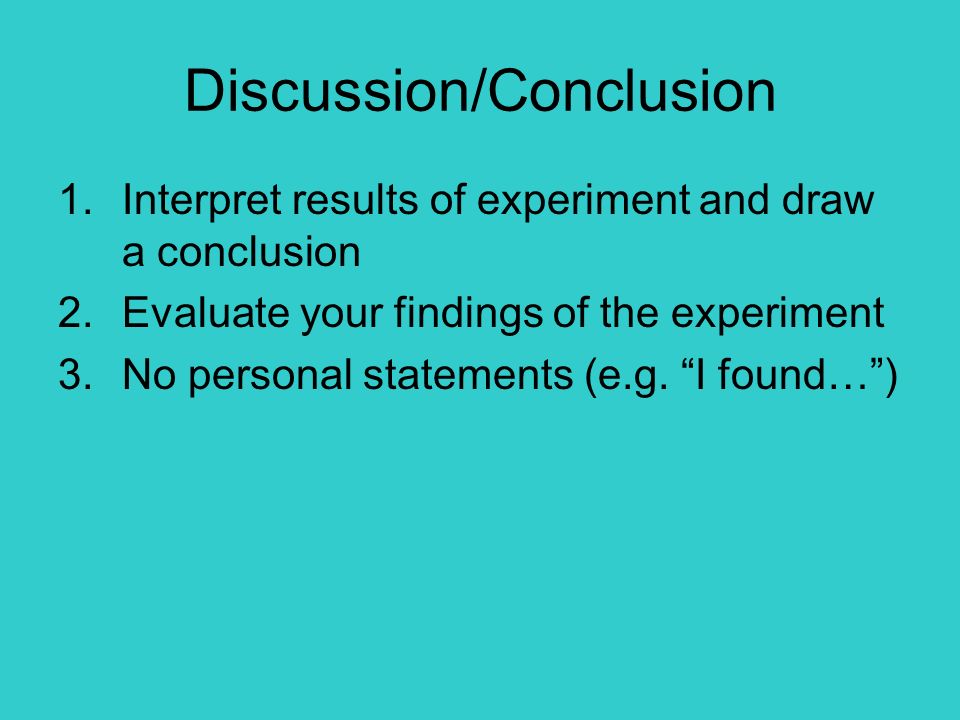 Research Paper Conclusions