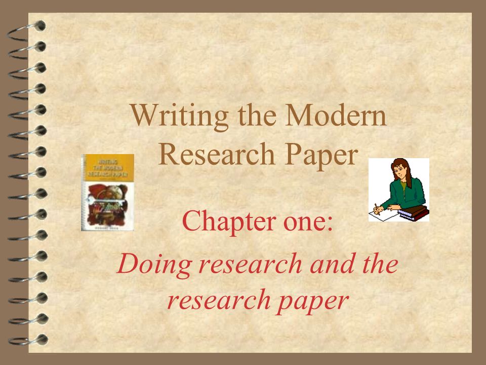 writing chapter one of a research paper As you become more skilled writing research papers, you may want to meld the results of your study with a discussion of its implications driscoll. writing chapter one of a research paper As you become more skilled writing research papers, you may want to meld the results of your study with a discussion of its implications driscoll.