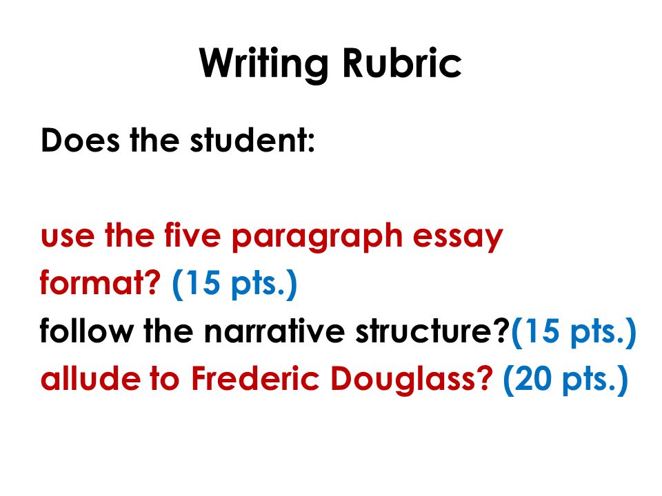 five-paragraph essay rubric five-paragraph essay rubric