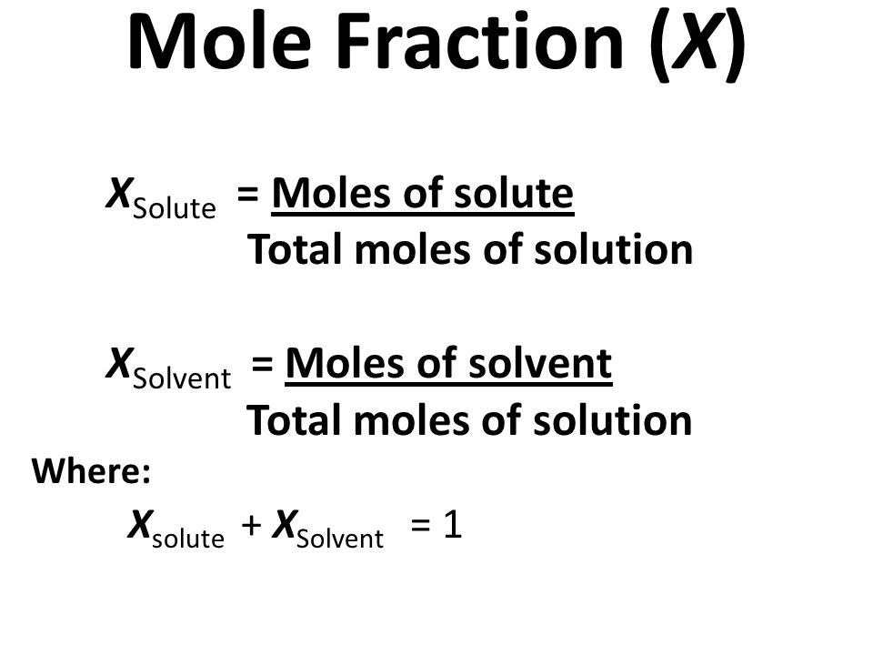 Image result for mole fraction formula