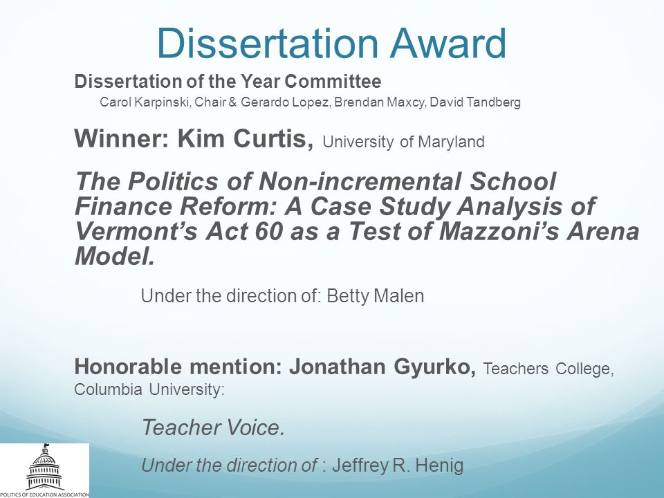 Dissertation Committee
