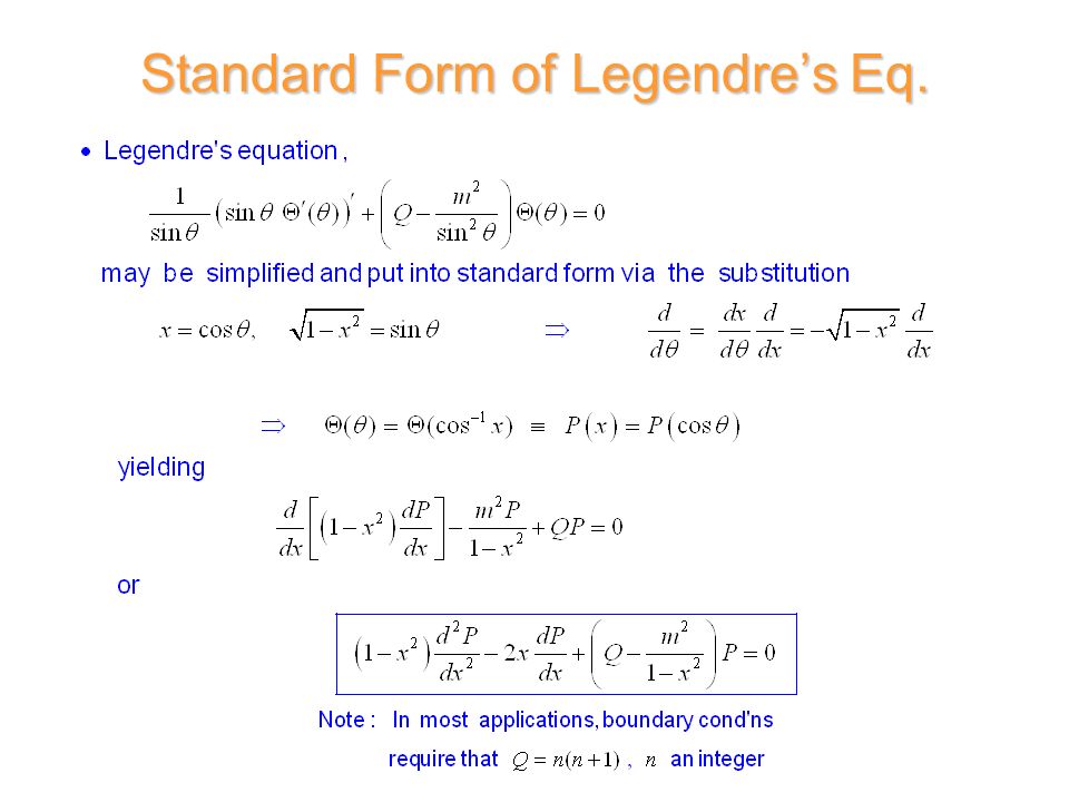 d r wilton ece dept ece 6382 second order linear differential standard form differential equation