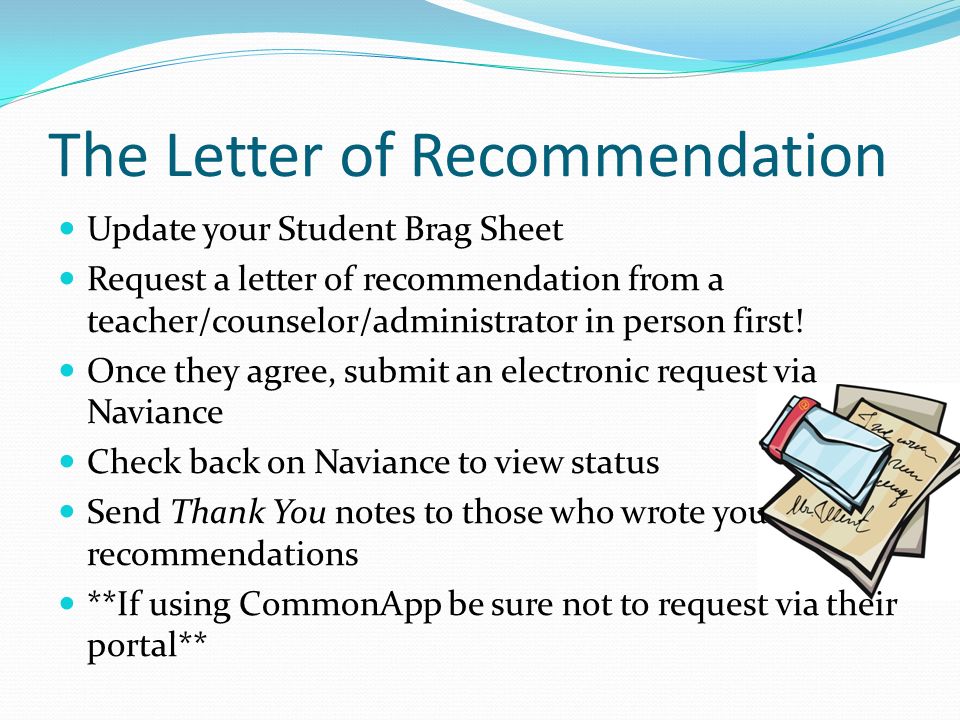 western alamance high school counseling department ppt download letter of recommendation naviance