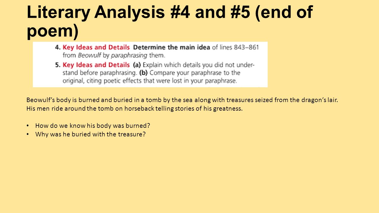 analytical essay on beowulf
