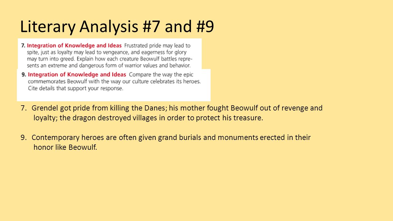 analytical essay on beowulf
