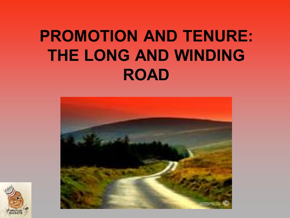 PROMOTION AND TENURE: THE LONG AND WINDING ROAD