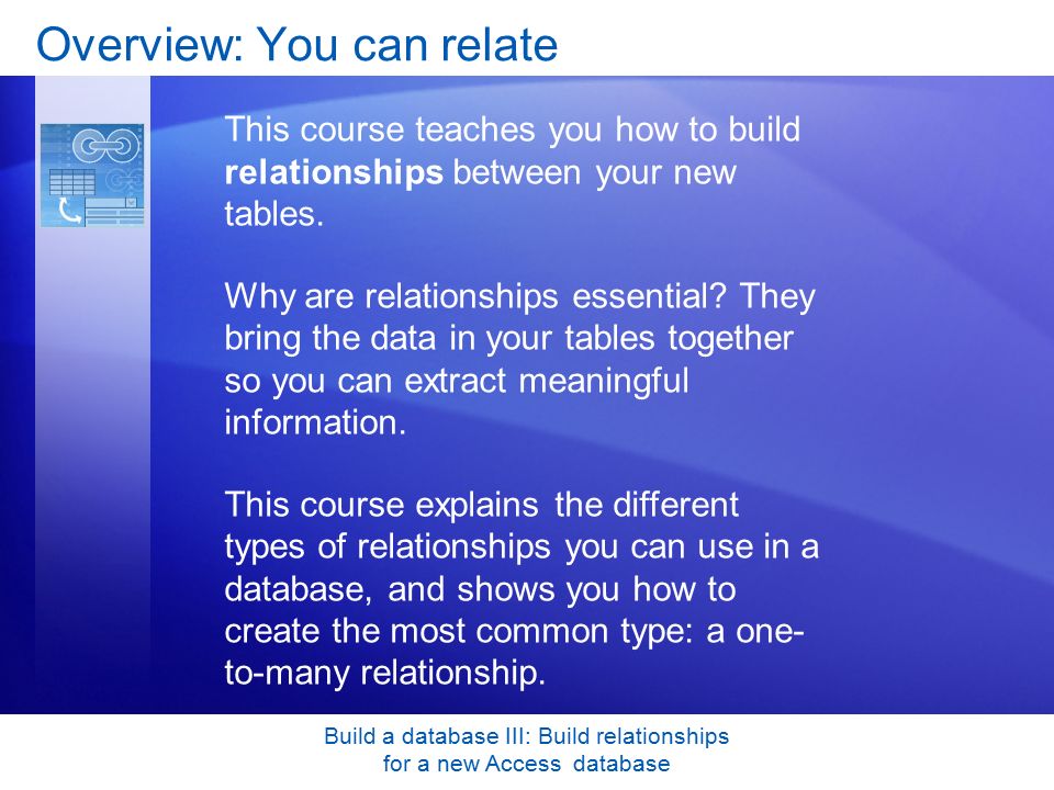 how to build a database in access