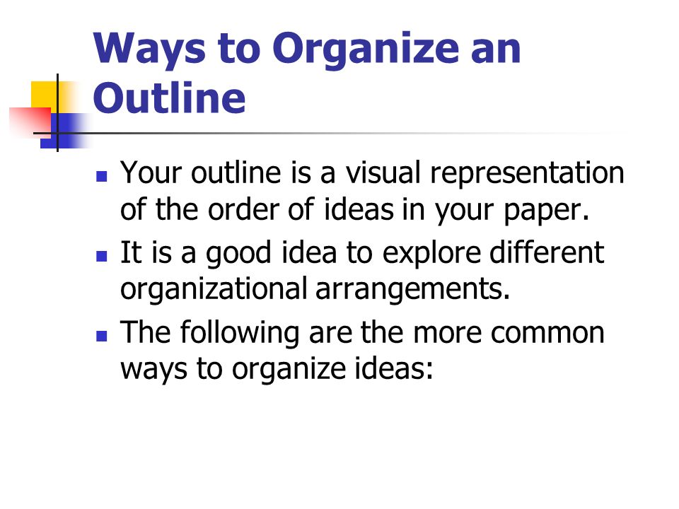 Outline For A Persuasive Essay