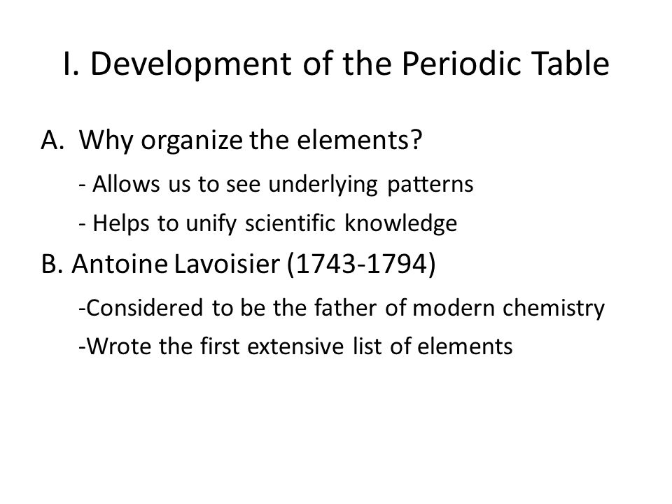 Periodic Table glenn seaborg contributions to the modern periodic table : The Periodic Table and Periodic Law. I. Development of the ...