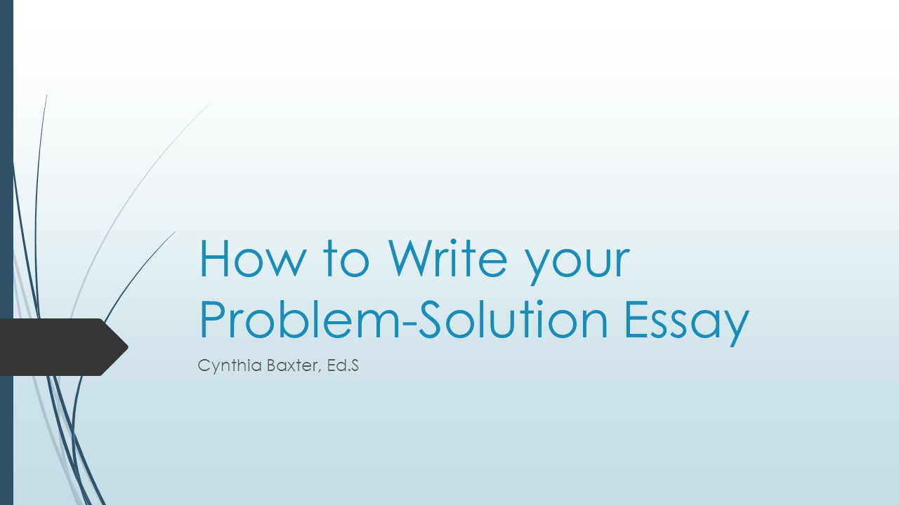 Problem Solution Essay Topic Ideas