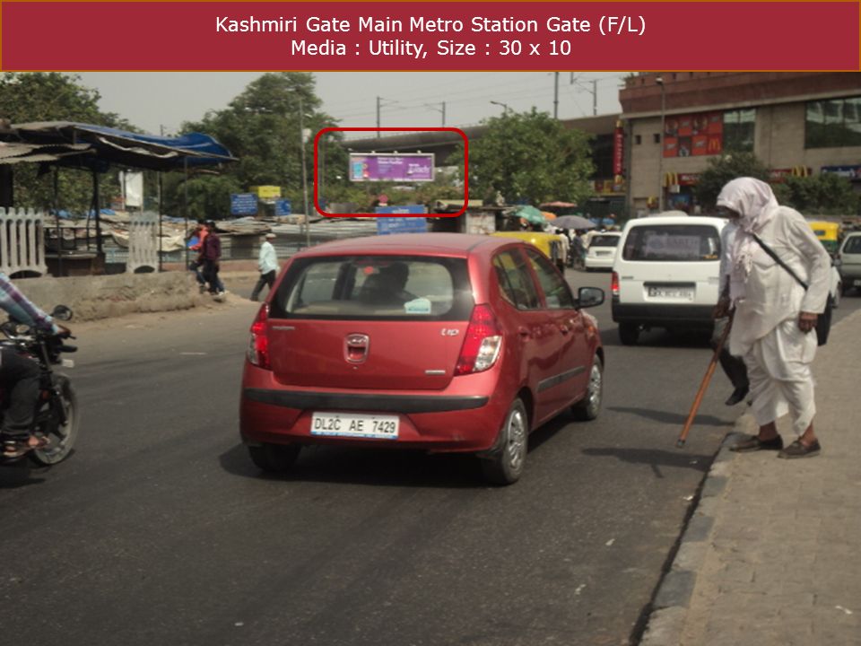 Kashmiri Gate Main Metro Station Gate (F/L) Media : Utility, Size : 30 x 10