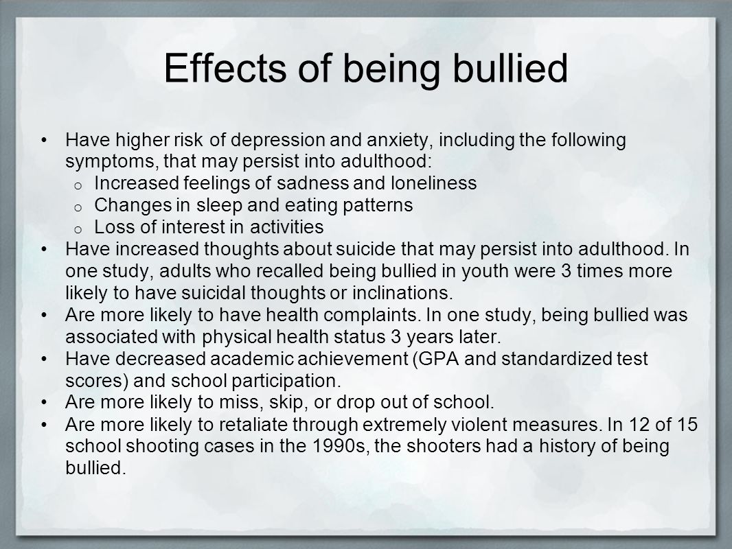 effects of bullying on school achievement This chapter critically analyzes extant literature on the relationship of bullying and school achievement many studies have been made on the. effects of bullying on school achievement This chapter critically analyzes extant literature on the relationship of bullying and school achievement many studies have been made on the.