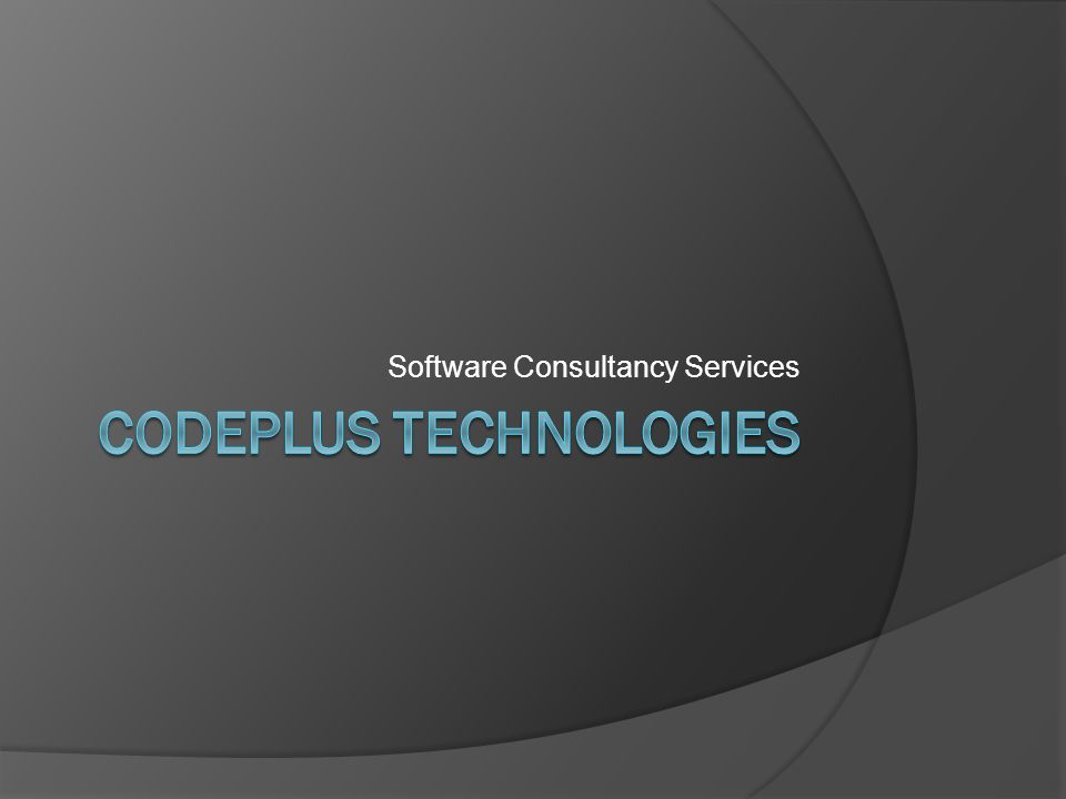 Software Consultancy Services