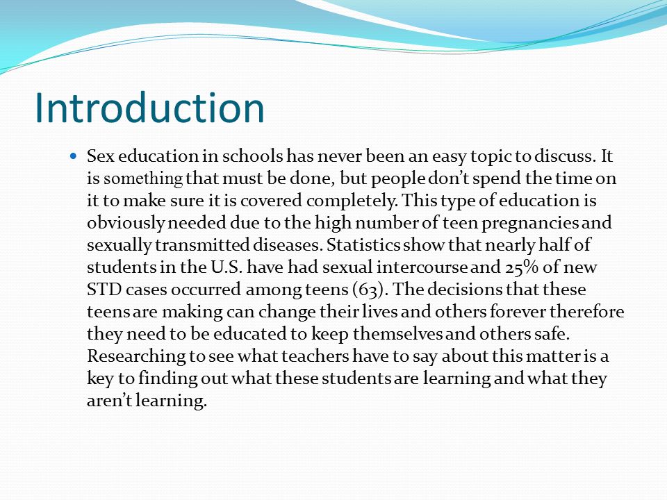 sex education in public schools research essay sex education in public schools research essay