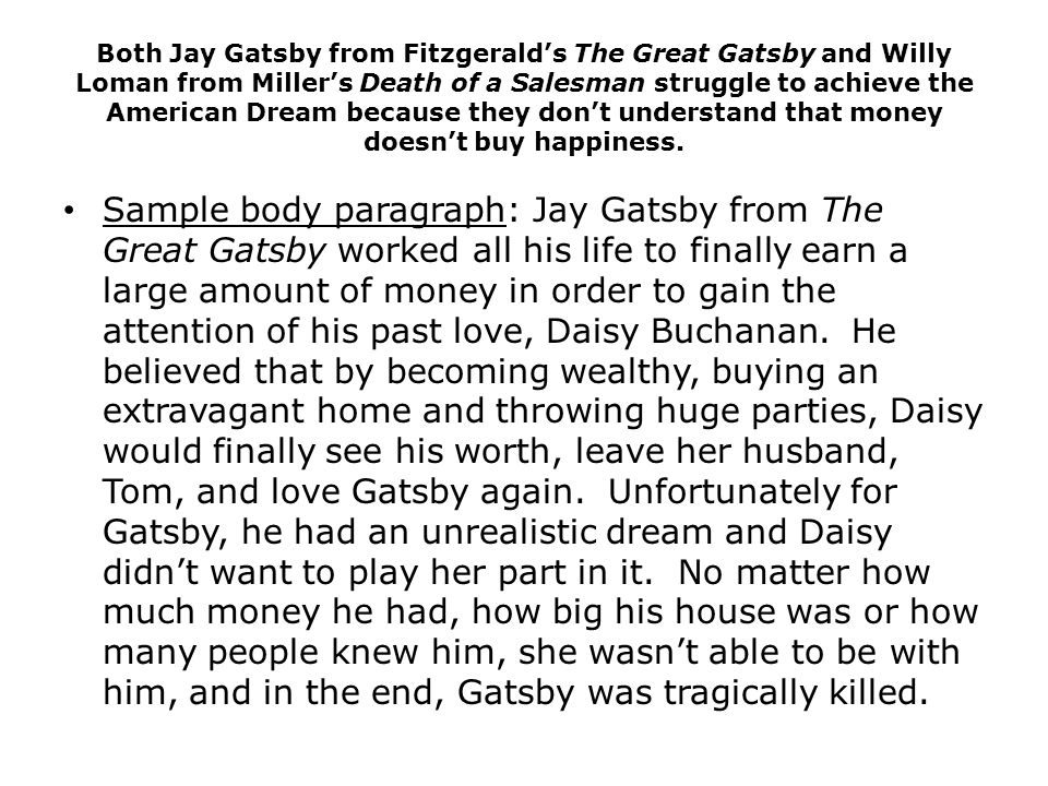 Who killed jay gatsby essay