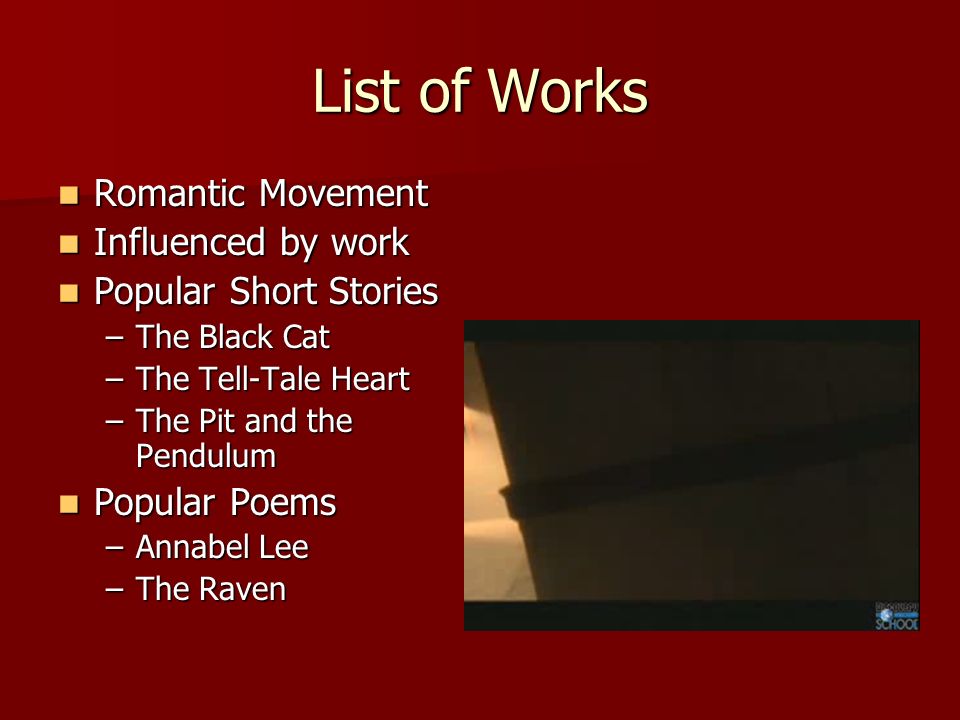 edgar allan poe by katherine smith grades 7 8 march 28 ppt download edgar allan poe works list