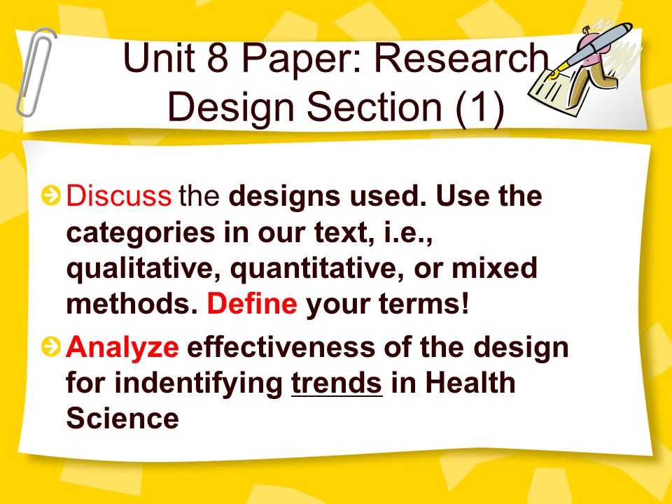 Research Paper Sections