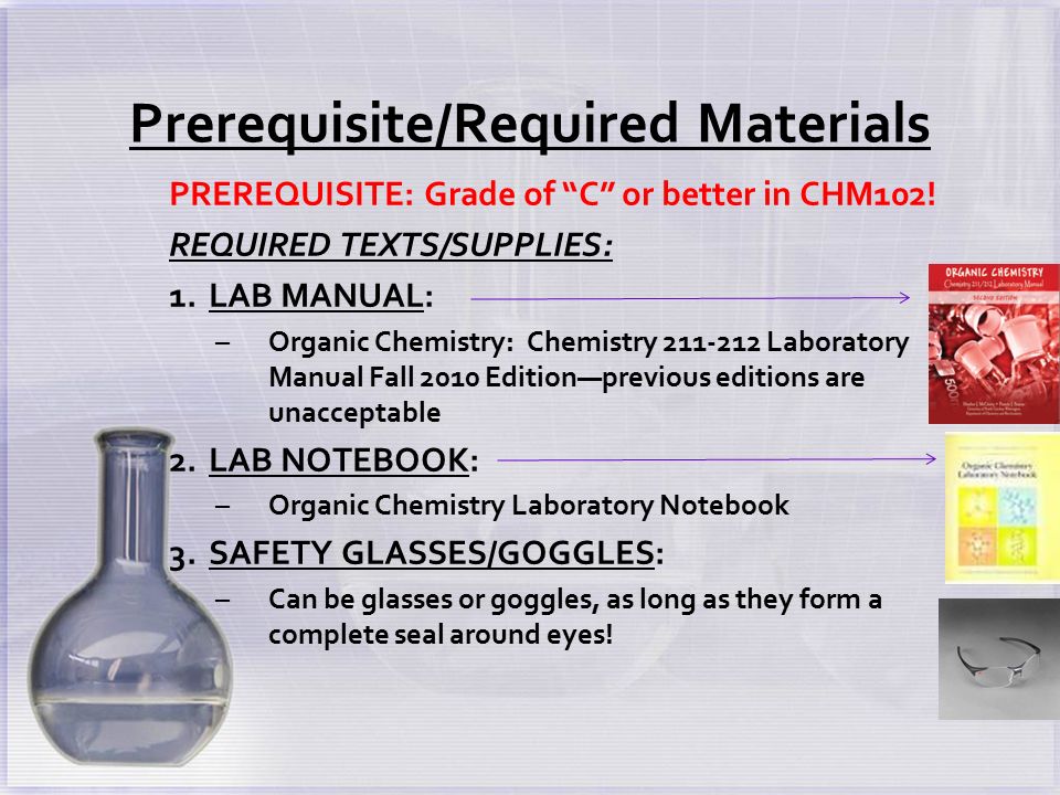 organic chemistry lab notebook
